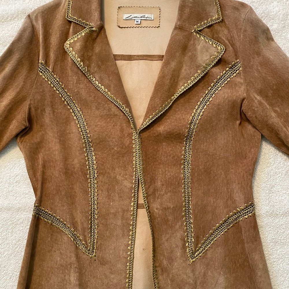 Lillie Rubin suede jacket/top - Picture 2 of 13